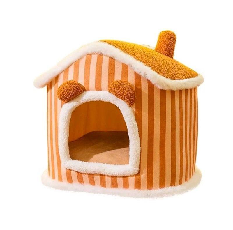 Pet Nest House - Autumn & Winter Closed Cat Nest for Warmth - ClubOn