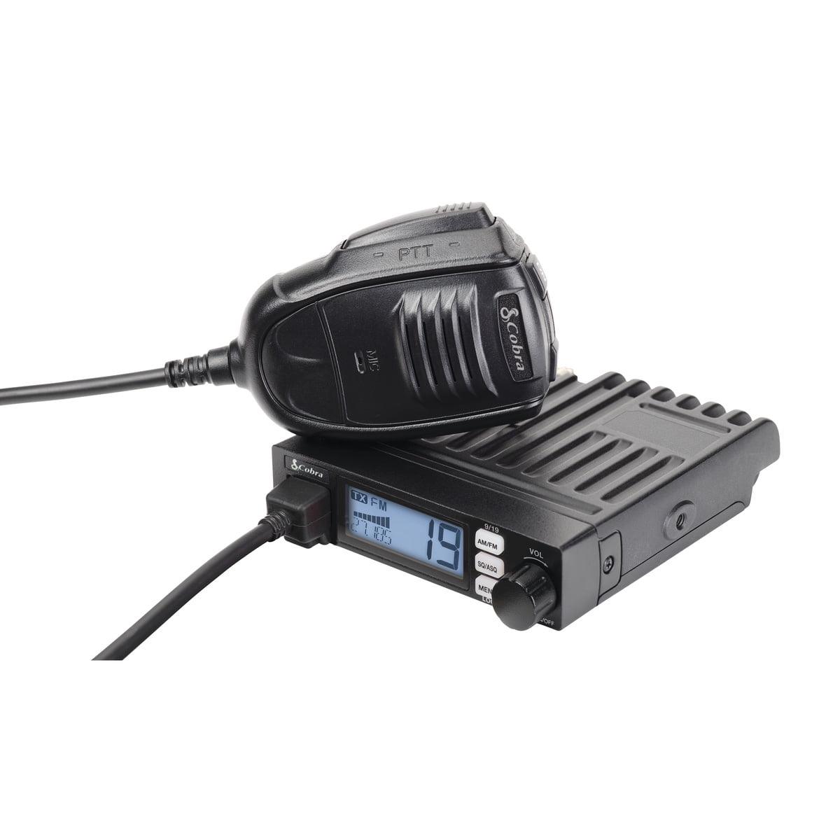 Cobra 19 ULTRA 6 AM/FM Recreational CB Radio, 40 Channels, Ultra-Compact - ClubOn