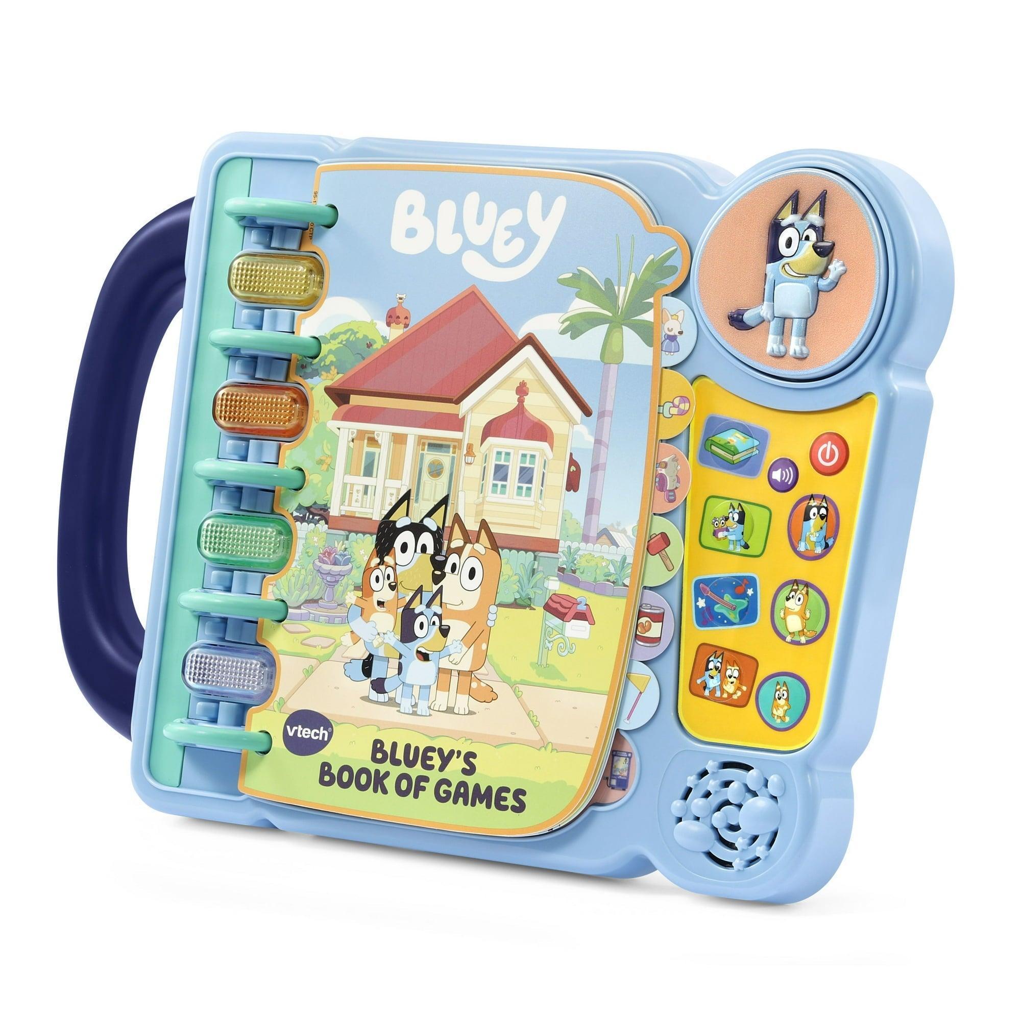 VTech Bluey Bluey's Book of Games, Alphabet Toys for Baby & Toddler Learning - ClubOn