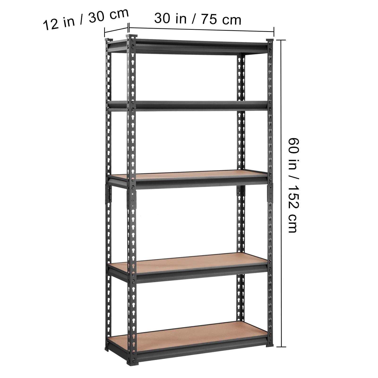SKYSHALO 2000 lbs 5-Tier Storage Shelving Unit, Adjustable Garage Rack - ClubOn