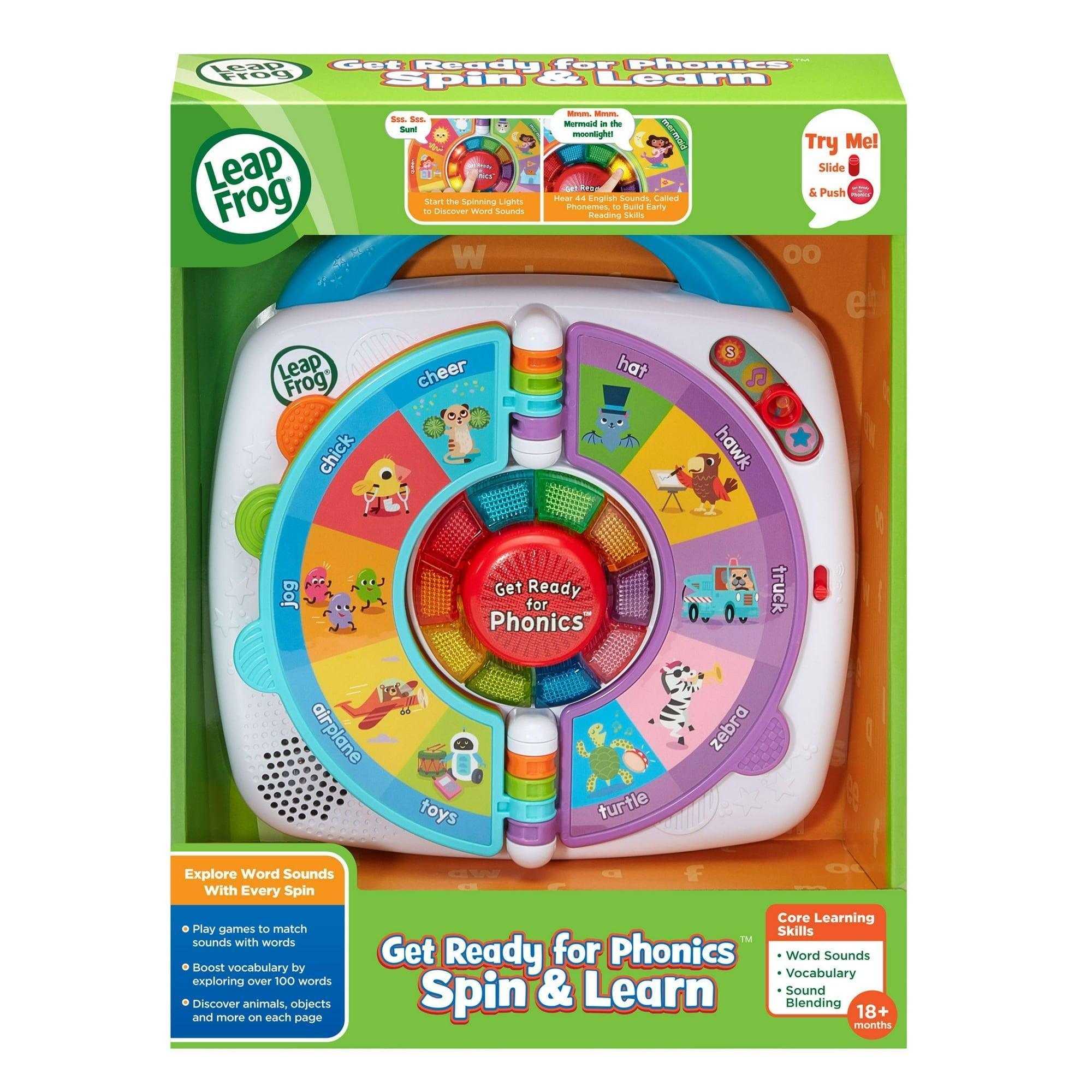 LeapFrog Get Ready for Phonics Spin & Learn, Baby and Toddler Toy - ClubOn