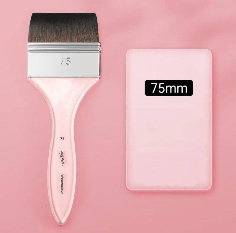 Big Flat Watercolor Paint Brush - Wall Aquarelle Art Brushes - ClubOn