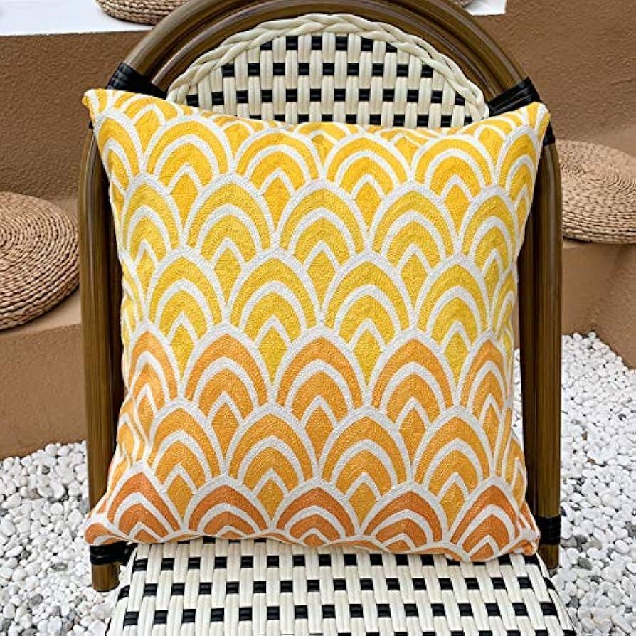 Decorative Embroidered Pillowcase – Elegant Sofa Cushion Cover - ClubOn