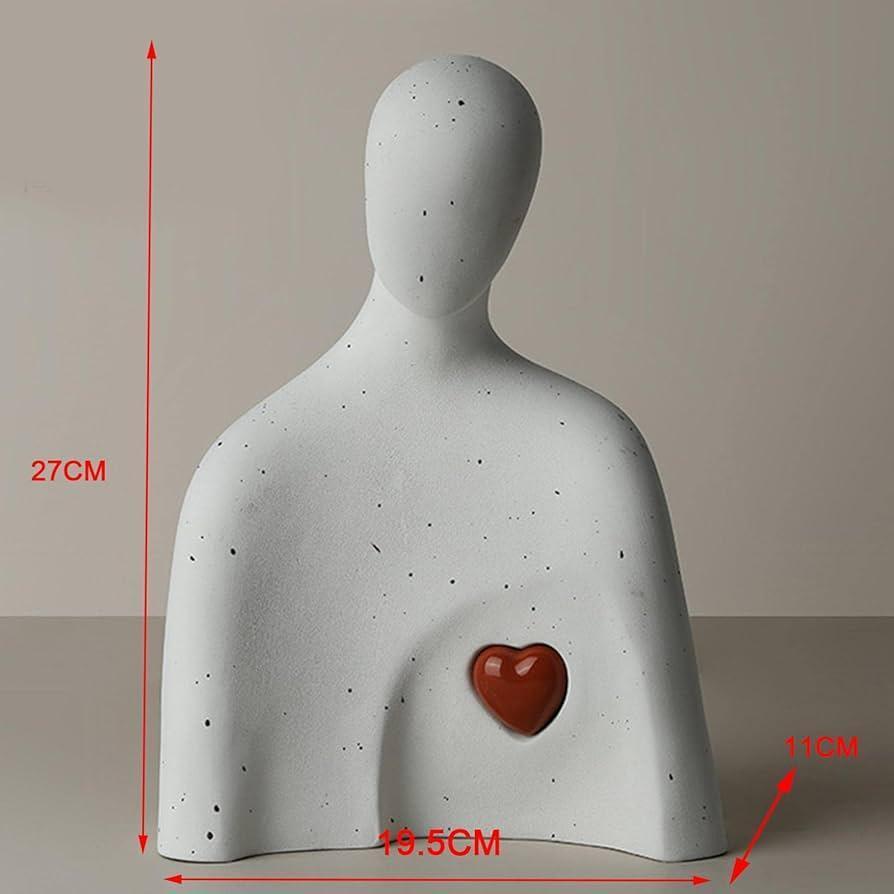 Nordic Art Ceramic Figure - Elegant Home & Office Decor - ClubOn