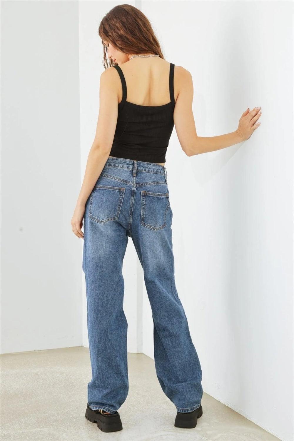 HAMMER COLLECTION Distressed High Waist Jeans - ClubOn