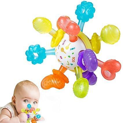 TOHIBEE Baby Montessori Sensory Toys for 0-18 Months, Food Grade Teething Toys for Infants - ClubOn