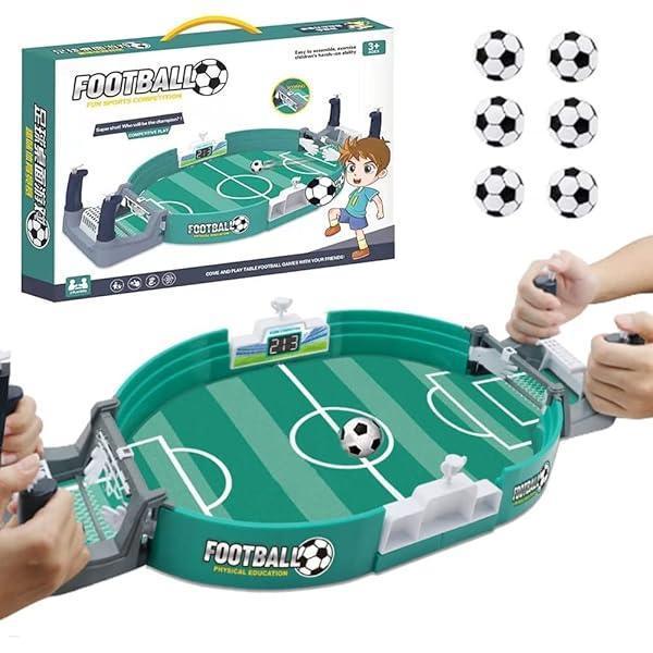 Mini Table Football Soccer Arcade - Double Sports Party Game - ClubOn