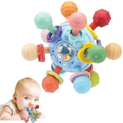 TOHIBEE Baby Montessori Sensory Toys for 0-18 Months, Food Grade Teething Toys for Infants - ClubOn