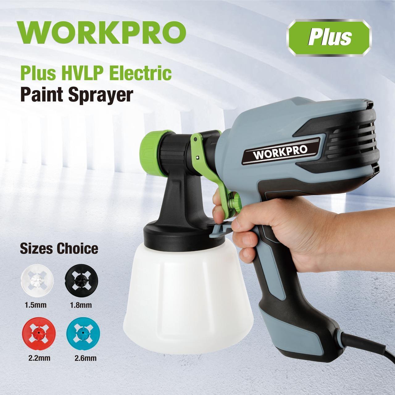 WorkPro Plus 14GPH Electric Paint Sprayer, 120 Volt, Model 2234 – High Efficiency Spray Gun - ClubOn