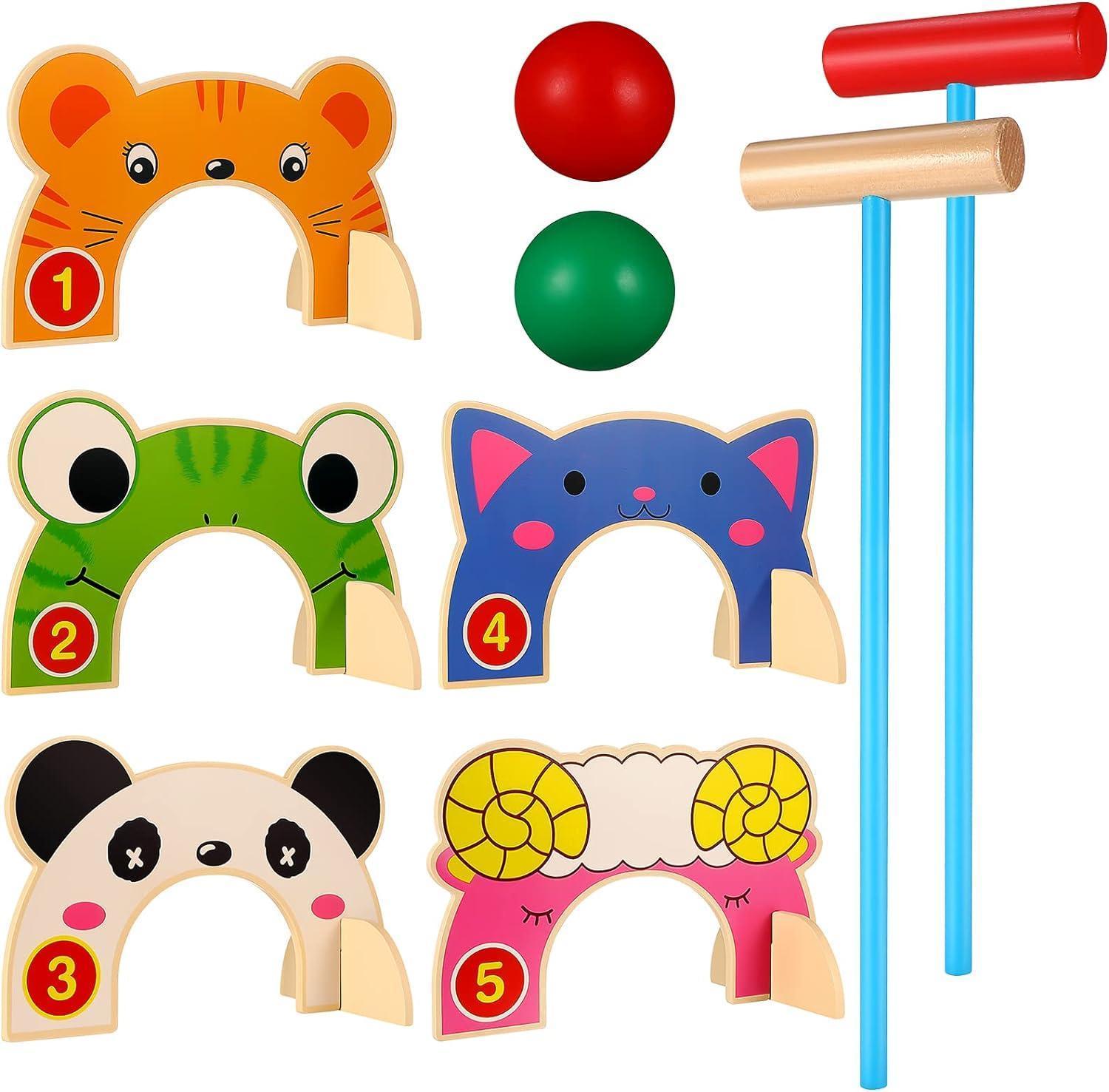Kids’ Croquet Game - Lawn Gateball Interactive Toy Set - ClubOn