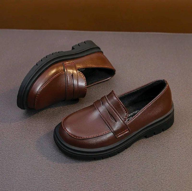 Children's Black Boys Uniform School Shoes – Fashionable & Soft - ClubOn