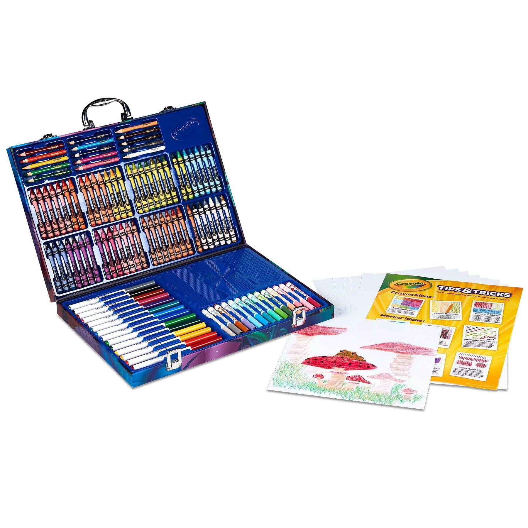 Crayola Imagination Art Coloring Set, 115 Pcs – Holiday Arts & Crafts Set for Kids - ClubOn