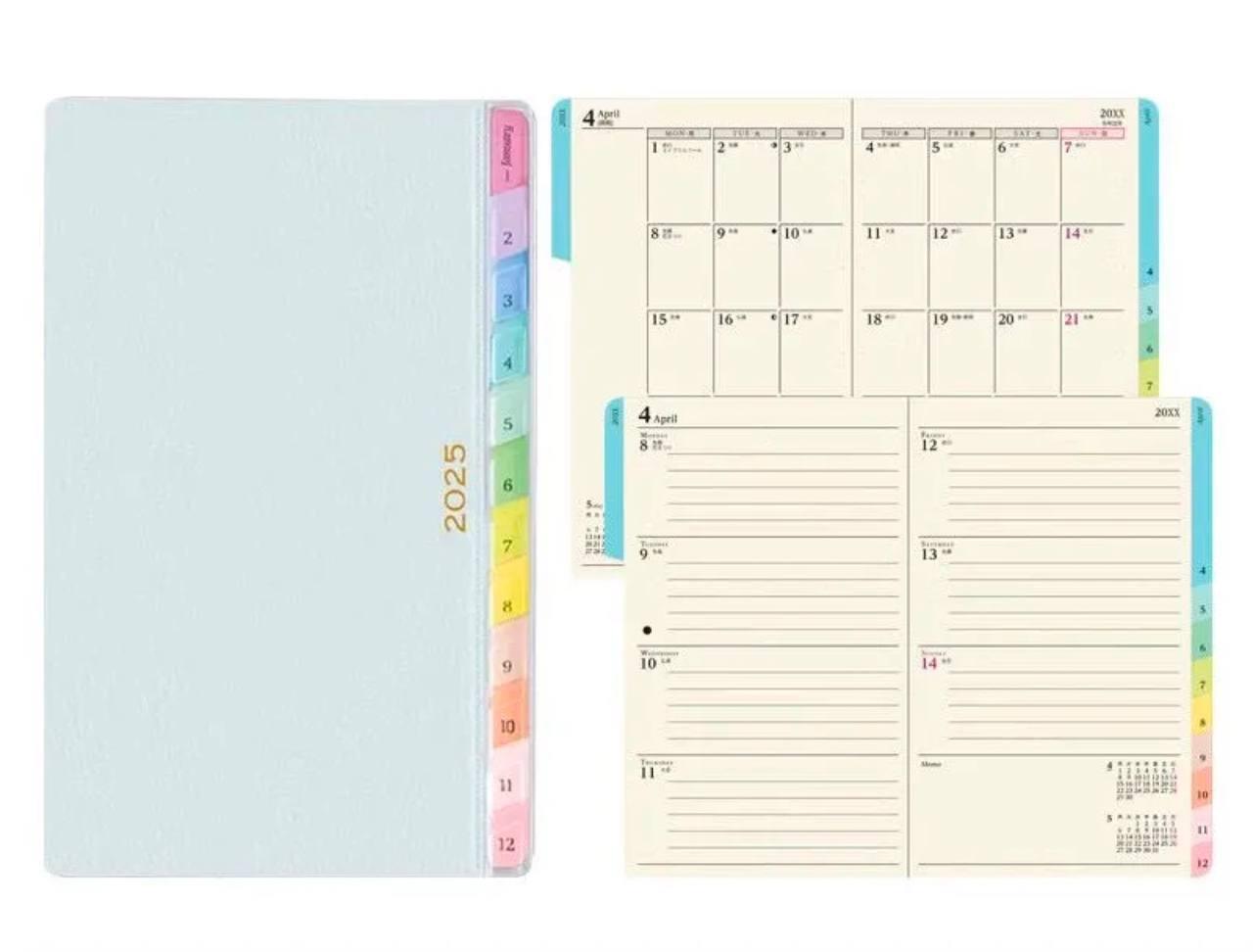 Ins-Style Dopamine Seven-Color Handbook High-Value Schedule Book - ClubOn