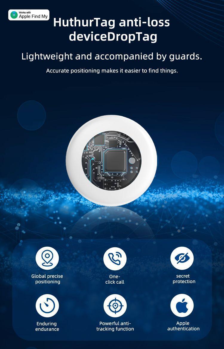 Pin-Type Mini Anti-Lost Device - Global GPS Tracker for Kids & Pets - ClubOn