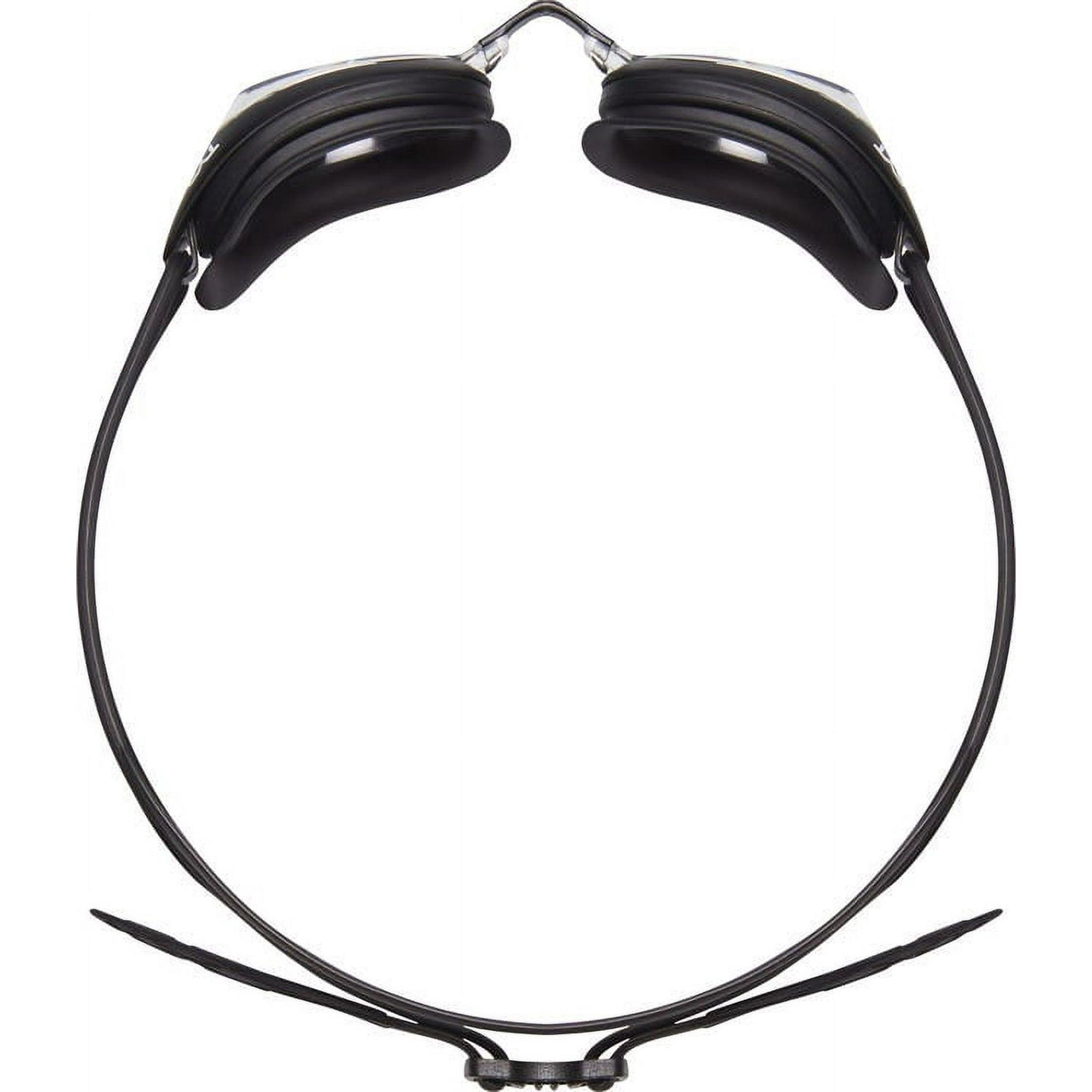 TYR Blackhawk Racing Adult Goggle – Clear/Black Swim Goggles - ClubOn