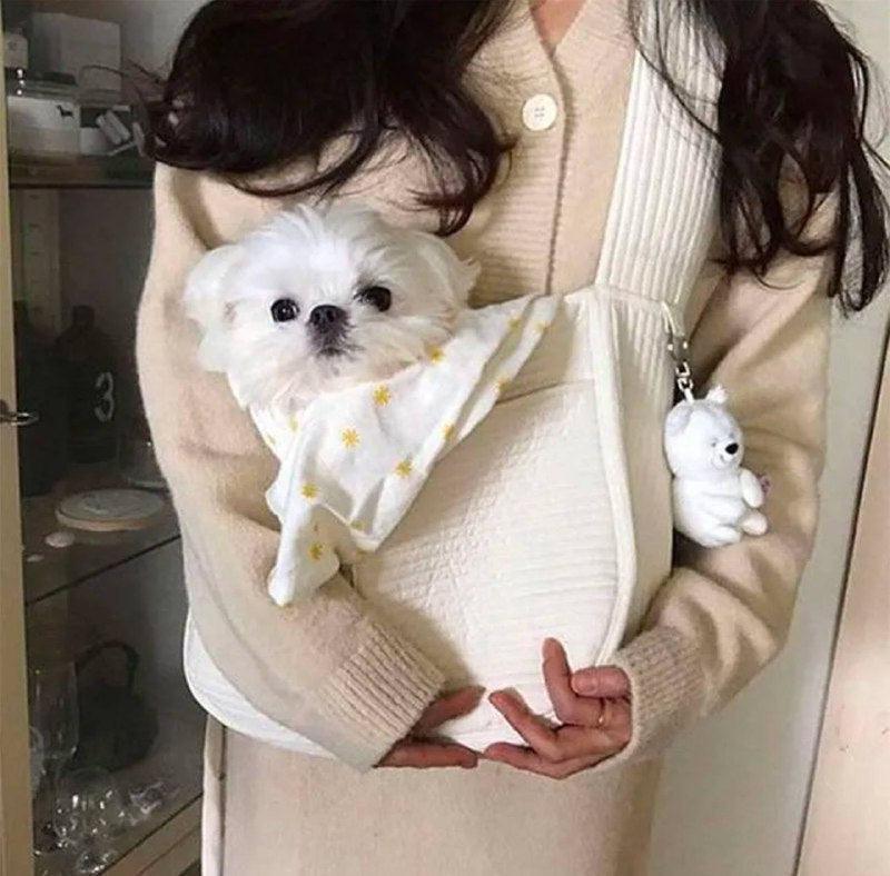 Handmade Dog & Pet Kitten Carrier Bag – Outdoor Travel Handbag - ClubOn