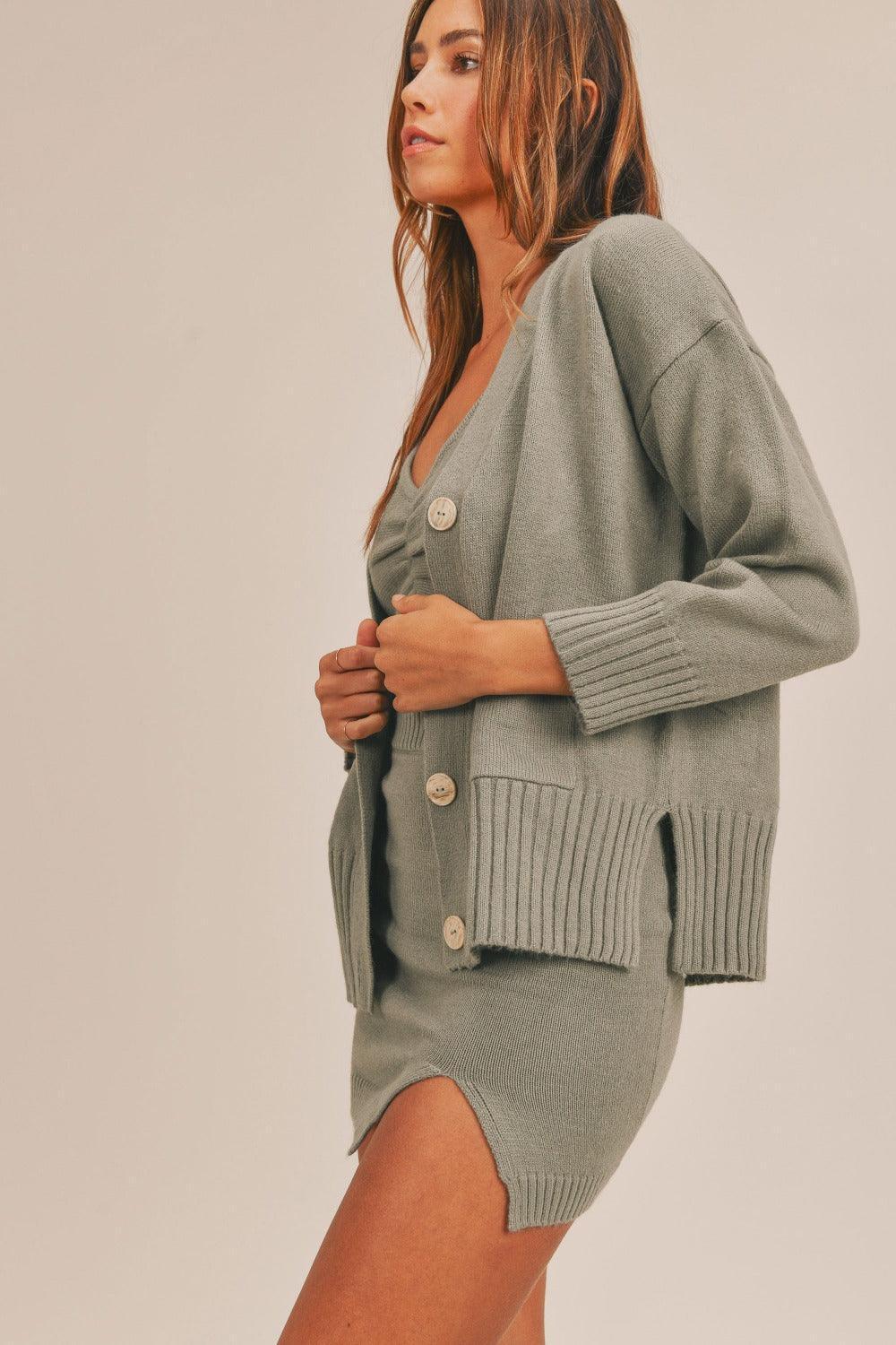 MABLE 3-Piece Sweater Set for Chic Versatile Styling - ClubOn