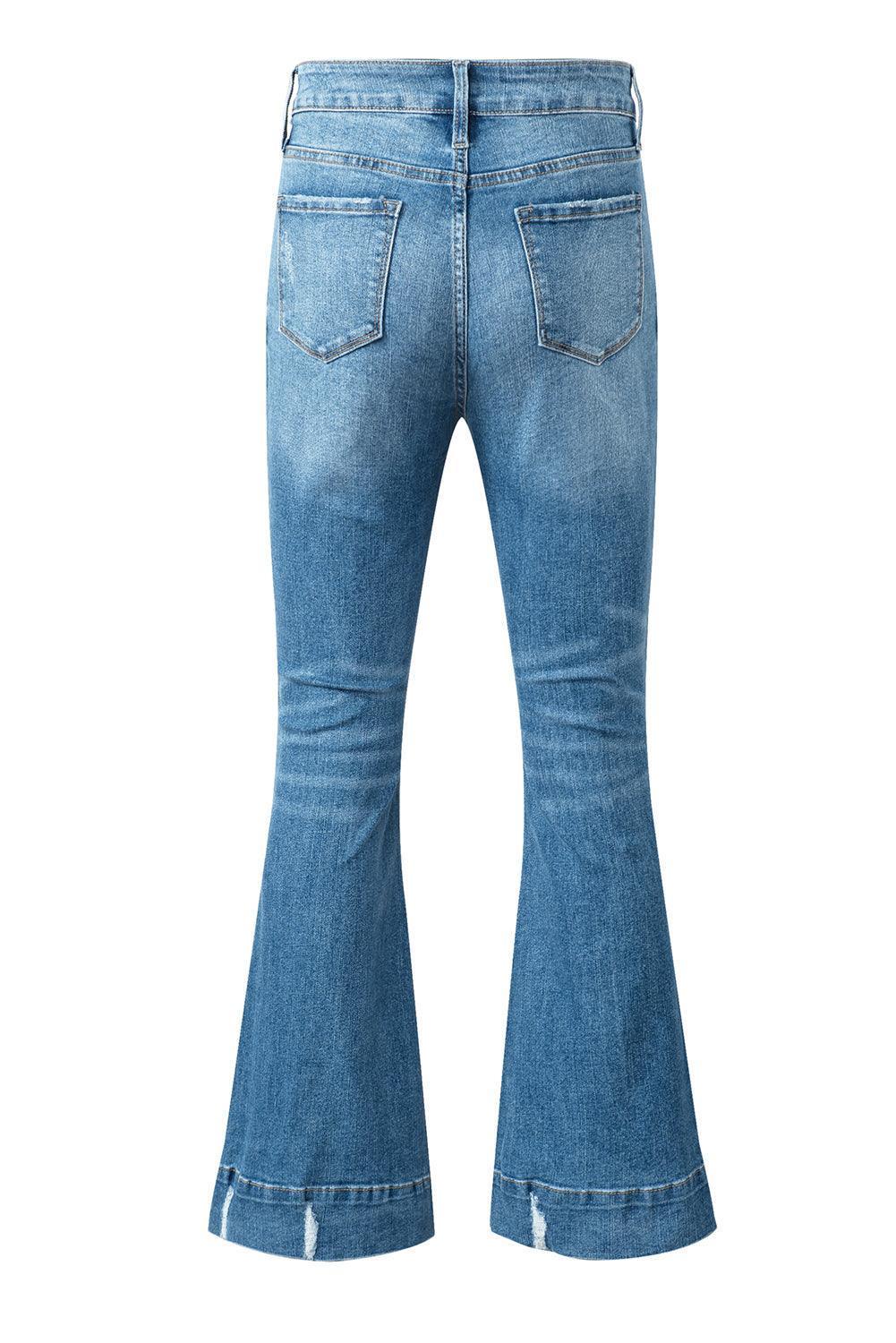 Cat's Whisker Bootcut Jeans with Pockets - ClubOn
