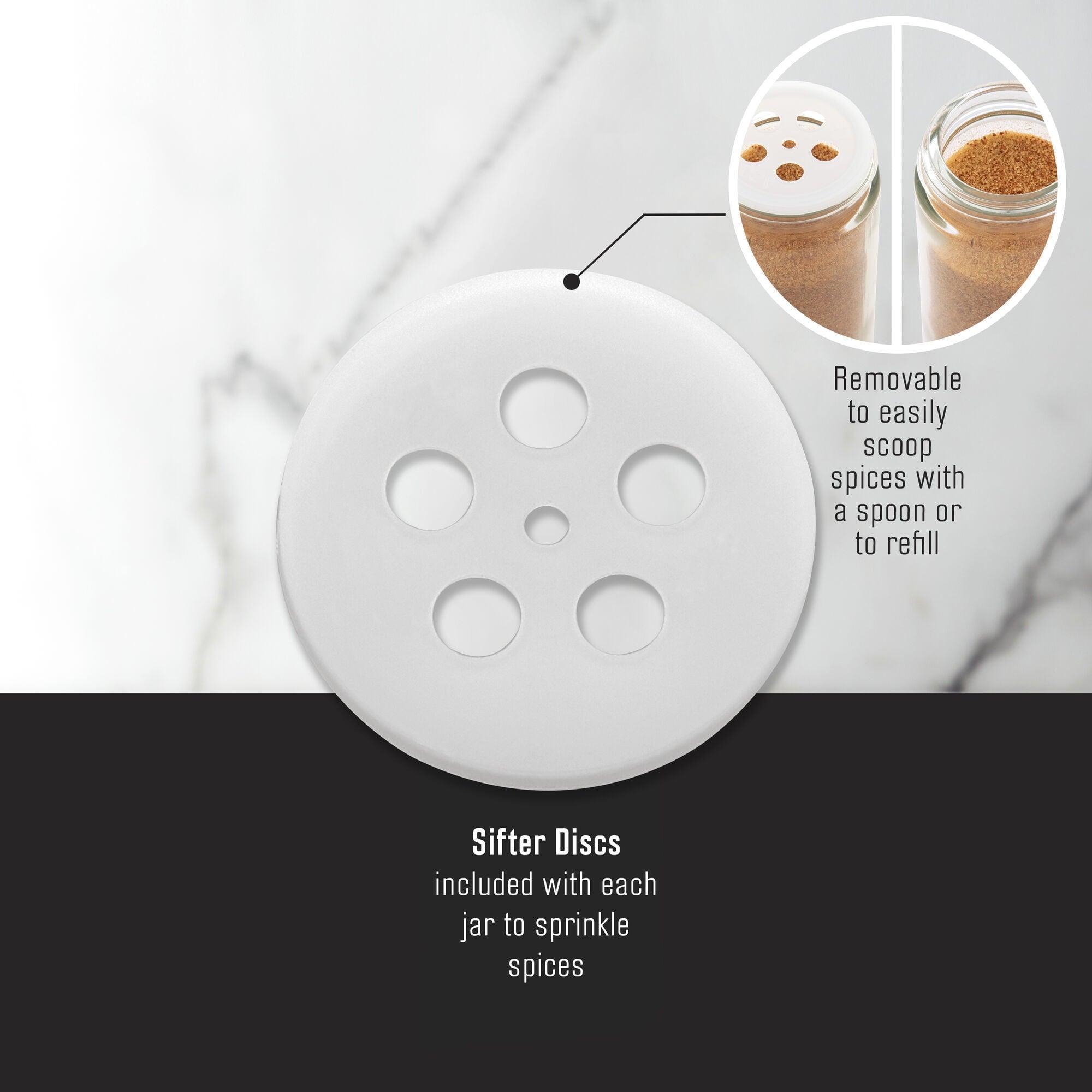 Kamenstein 16-Jar Chrome Wire Revolving Spice Rack & Organizer, 11in - ClubOn