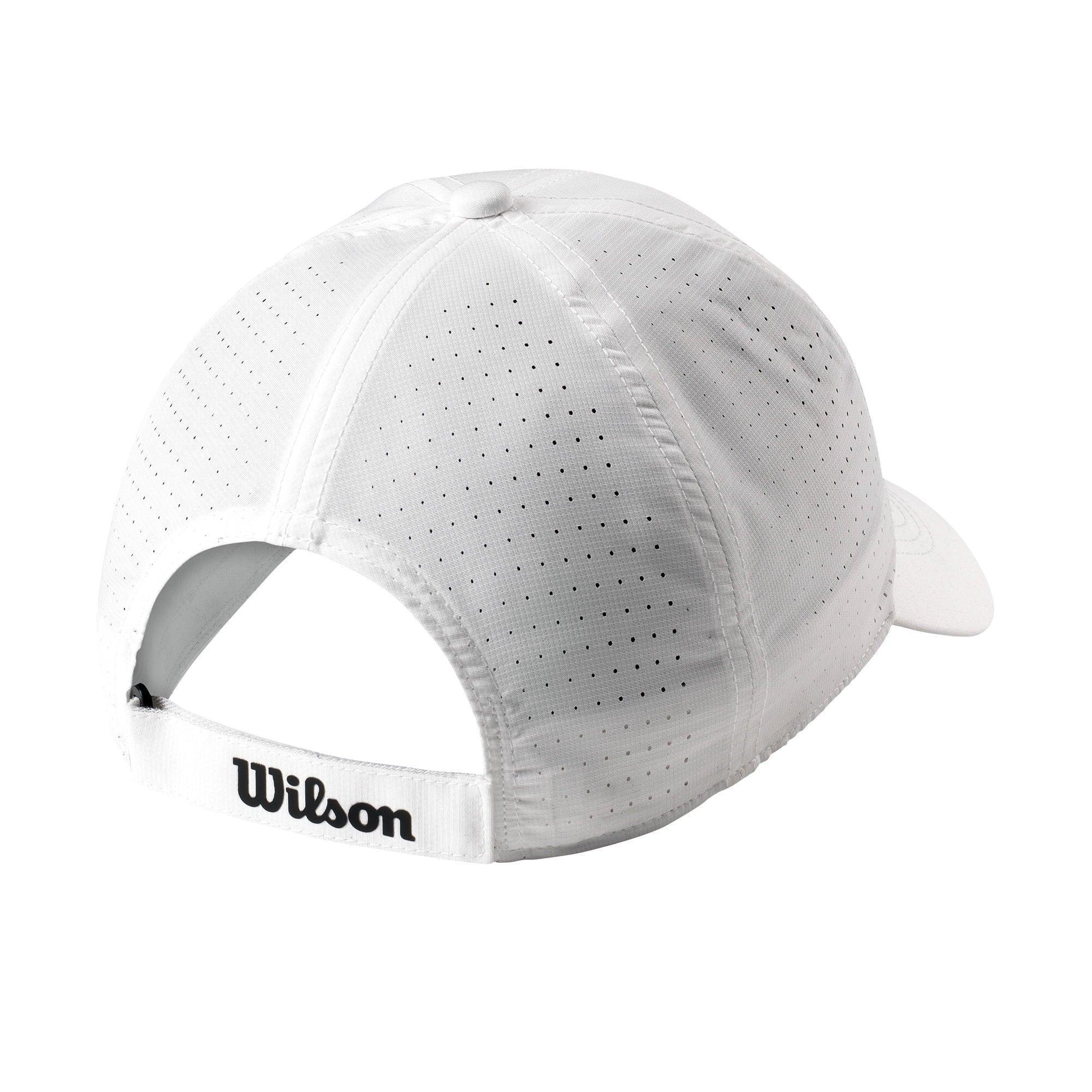 Wilson Ultralight Adult Tennis Sport Cap/Hat, White - ClubOn