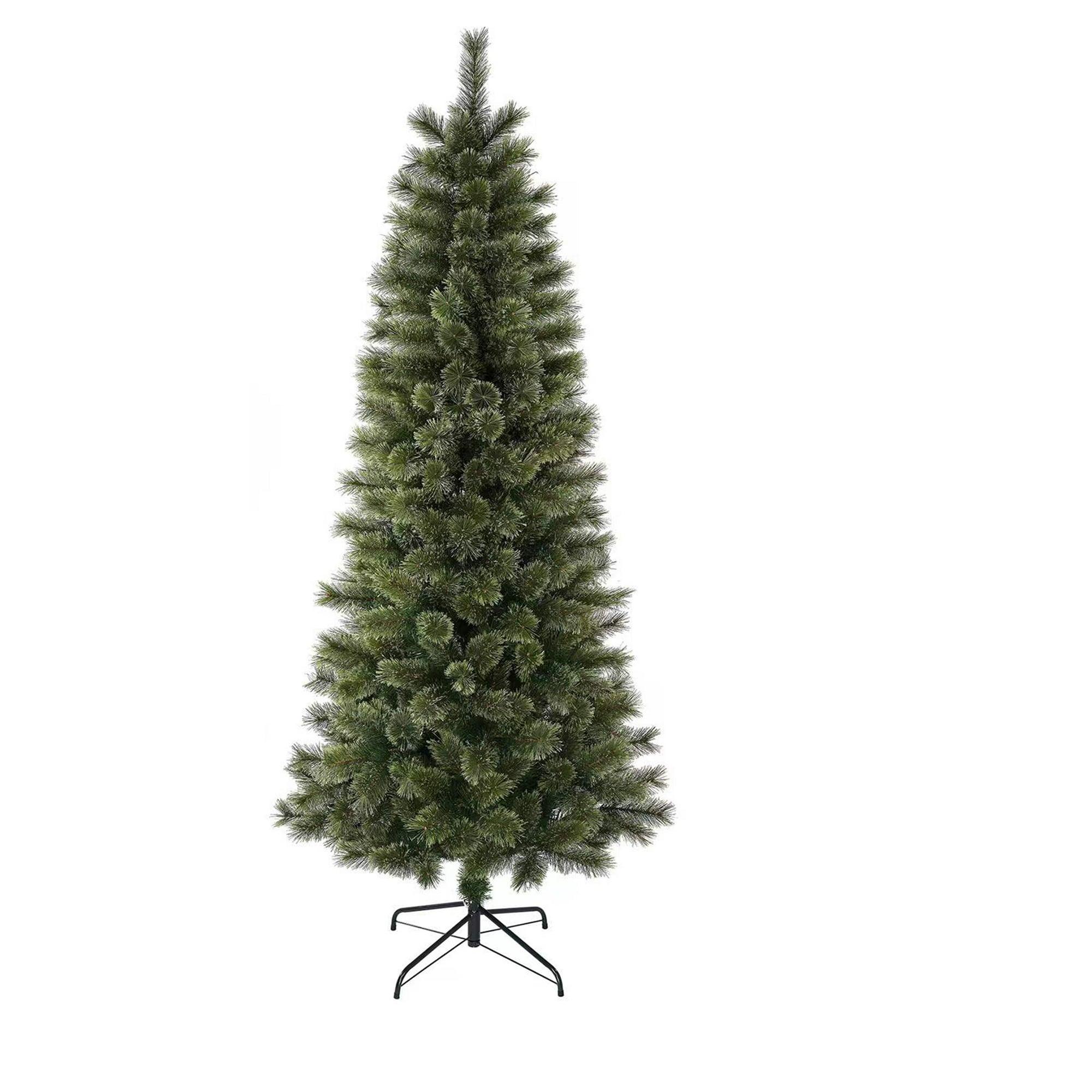 7' Unlit Artificial Brighton Cashmere Christmas Tree with Tree Stand, by Holiday Time - ClubOn