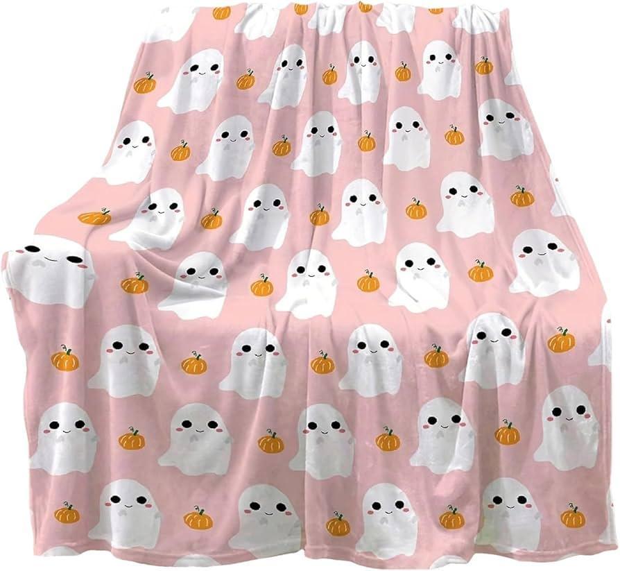 Halloween Pumpkin Ghost Printed Blankets – Fun for Kids, Boys & Girls - ClubOn