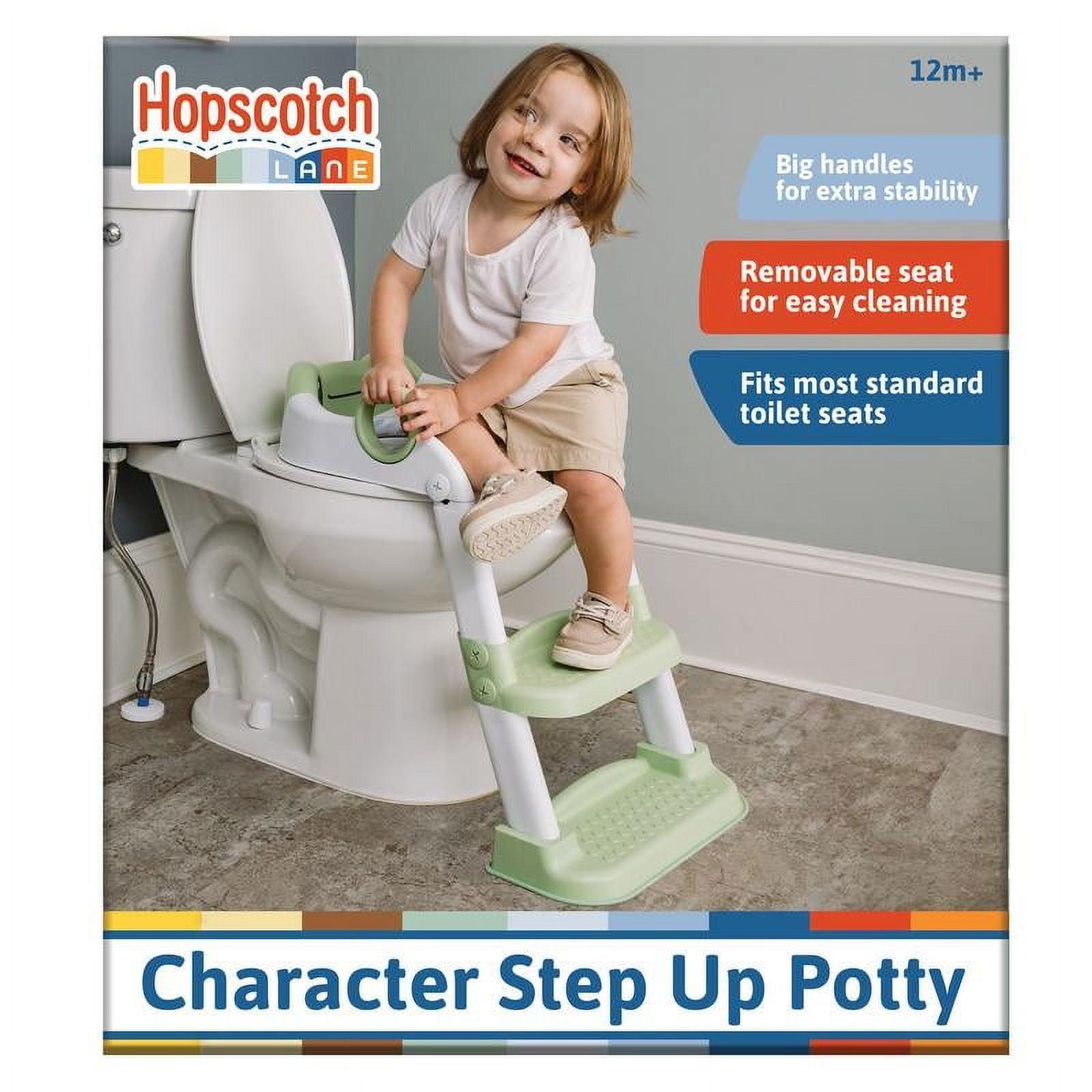 Hopscotch Lane Frog Character Step-Up Potty, Toddler Toilet Seat with Ladder, for Children 12+ Months - ClubOn