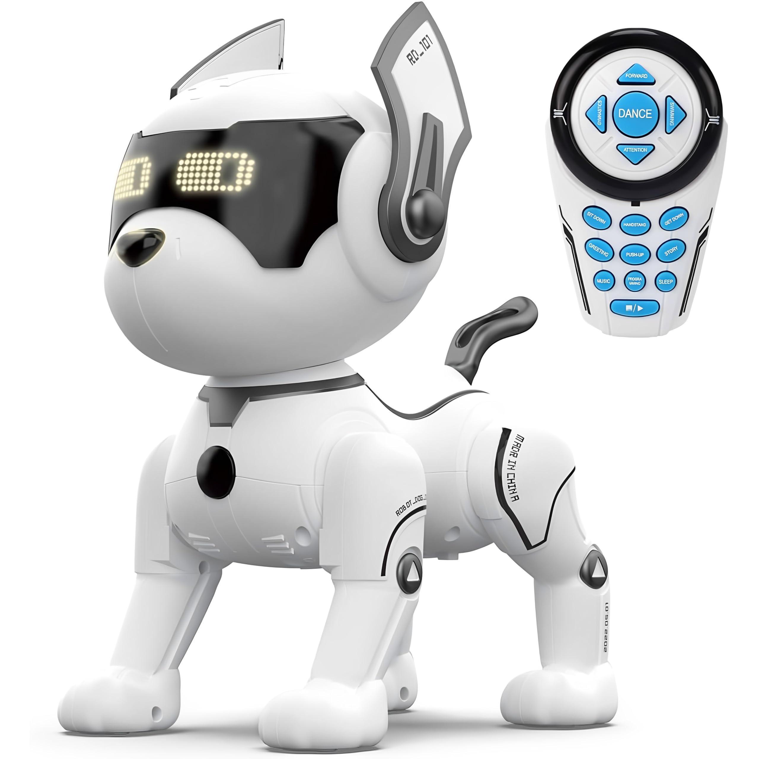 German Intelligent Robot Dog – Voice-Controlled, Walking & Barking Pet Puppy Toy - ClubOn