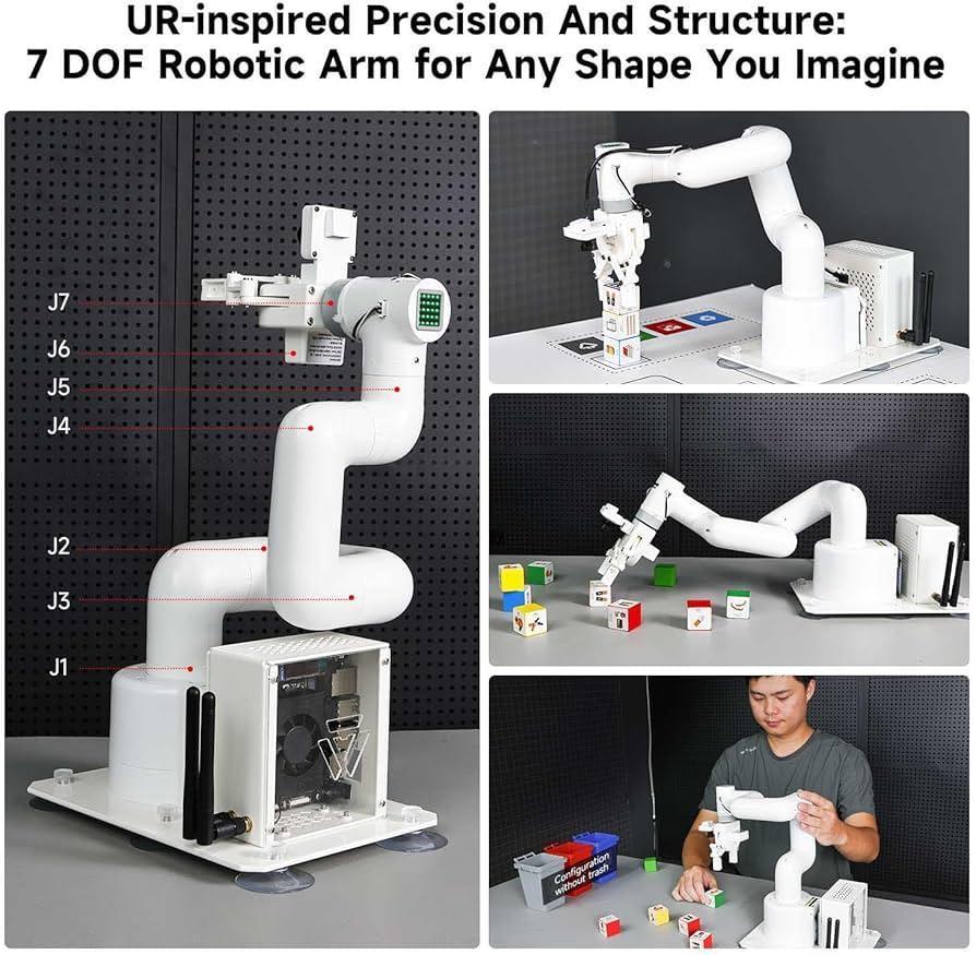 myCobot280 Six-Axis Robotic Arm – Open Source & ROS-Compatible - ClubOn