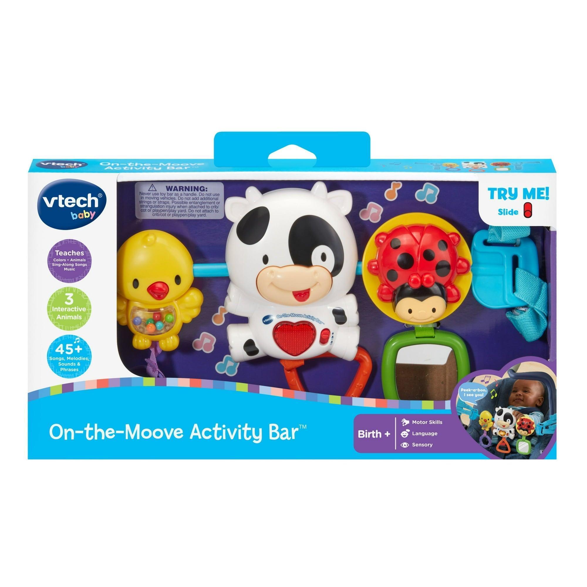 VTech On-the-Move Activity Bar for Stroller & Car Seat, Baby & Toddler Toys - ClubOn