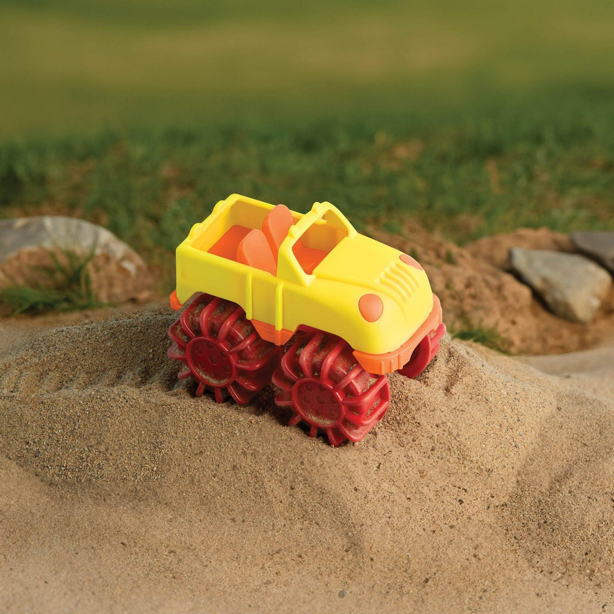 Battat Mini Monster Wheelies 6 Small Trucks – Indoor & Outdoor Toddler and Preschool Toys - ClubOn