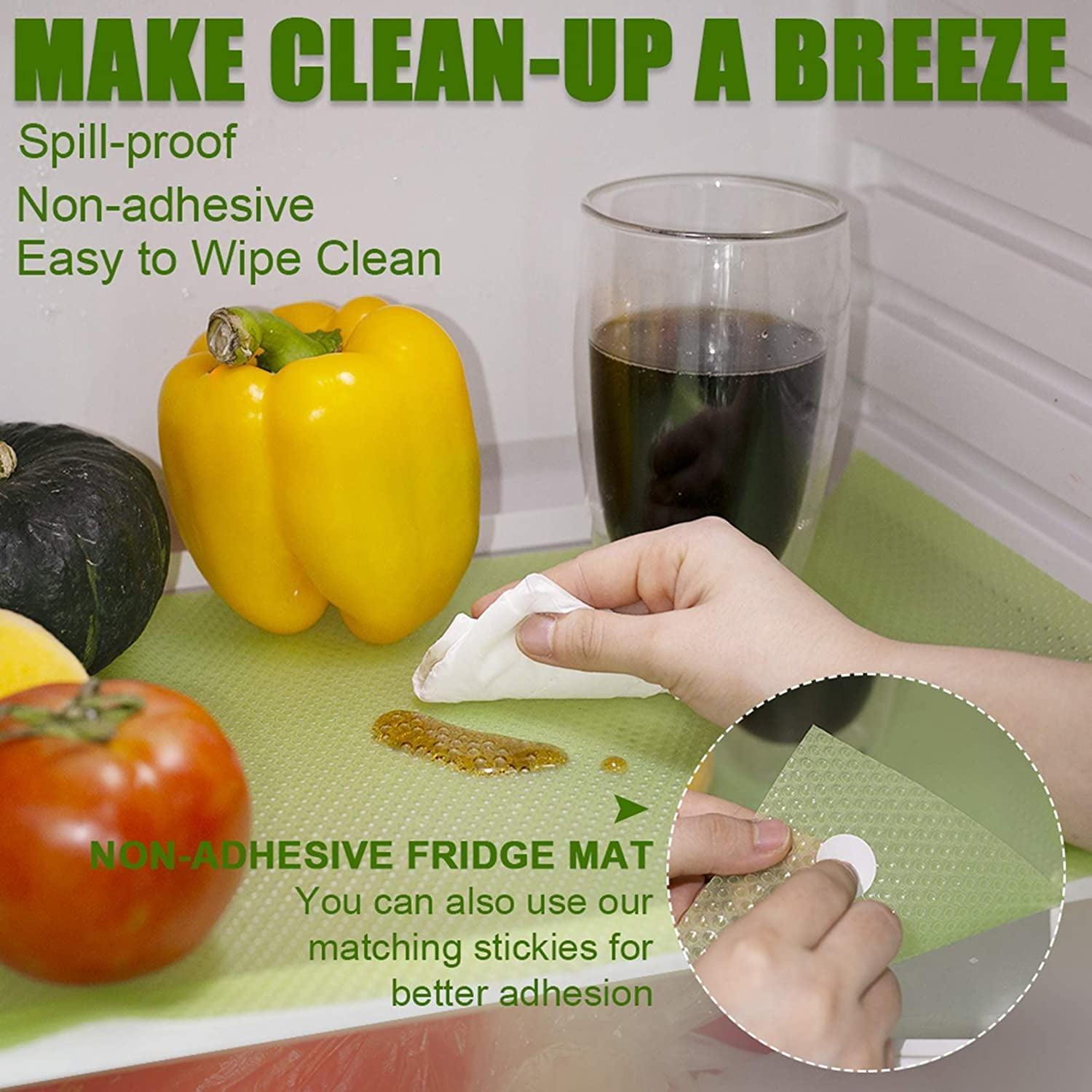 Lanney Refrigerator Liners 7pcs, Fridge Mats 12