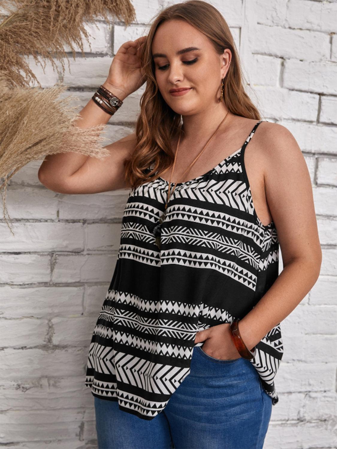 Plus Size Scoop Neck Cami - ClubOn