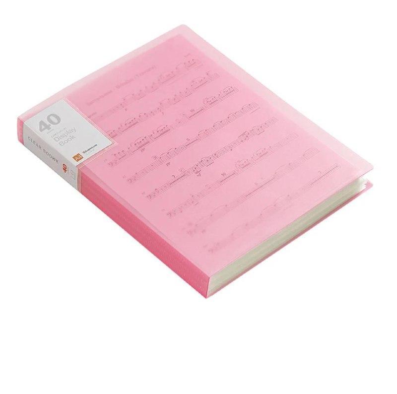 A4 Transparent Clear Book Display File Document Folder - ClubOn