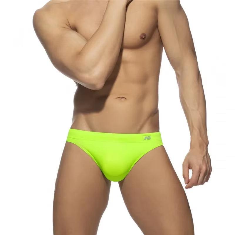 Men's Neon Push-Up Bikini Briefs - Sexy Swimwear & Surf Shorts - ClubOn