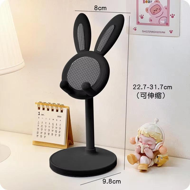 Pink Rabbit Phone Stand - Adjustable Desktop Holder - ClubOn