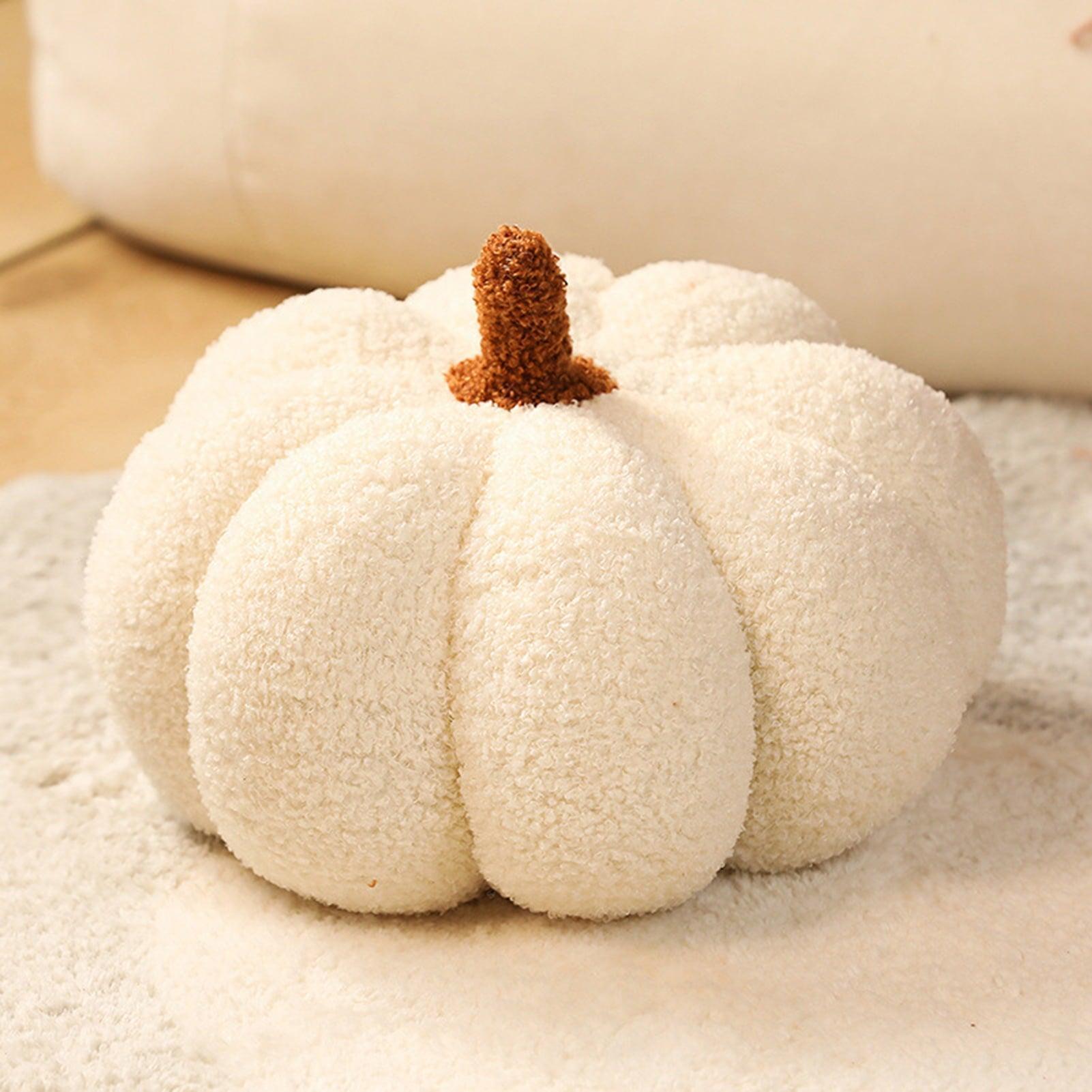 Kripyery Pumpkin Throw Pillow, 3D Sherpa Fall Decorative Cushion - ClubOn