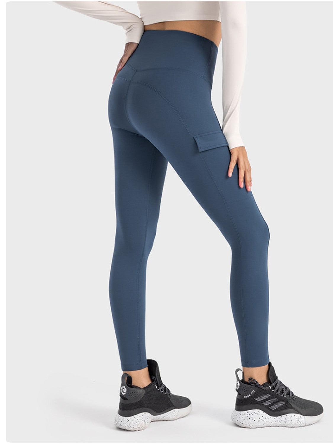 Millennia Wide Waistband Sports Leggings - ClubOn