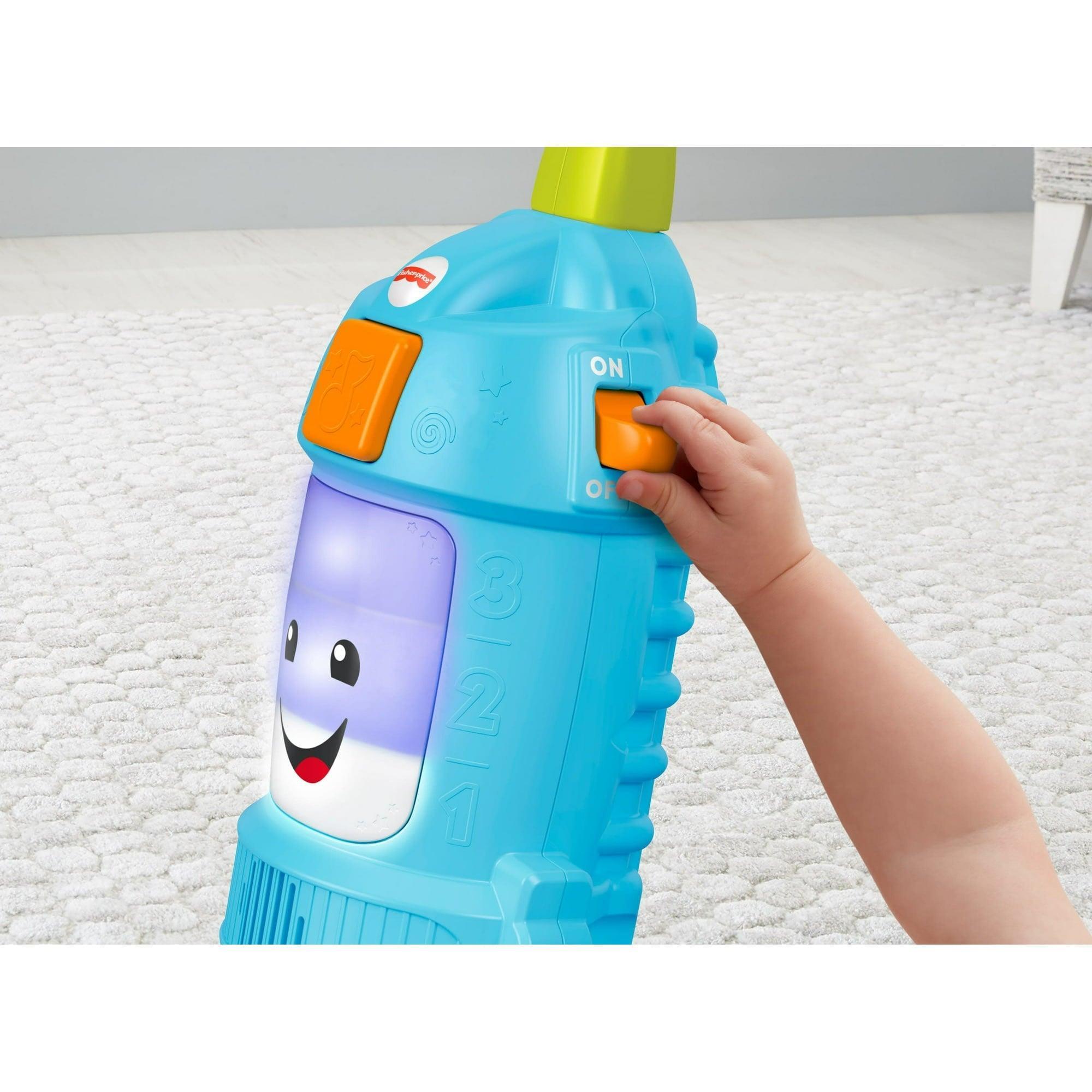 Fisher-Price Laugh & Learn Light-Up Learning Vacuum Electronic Toddler Plastic Push Toy - ClubOn