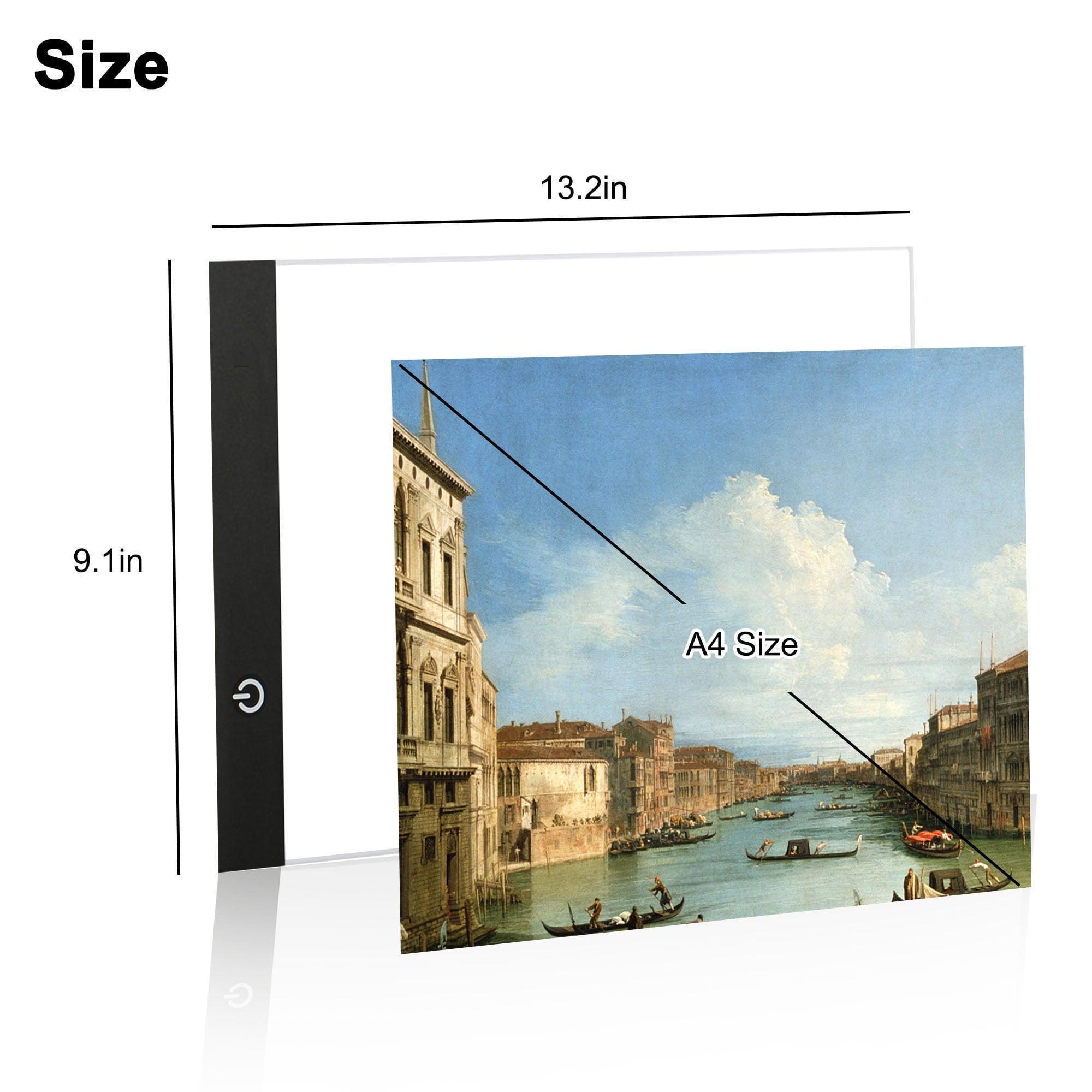 TSV A4 LED Light Box Tracer with 3-Level Brightness, LED Artcraft Tracing Light Pad for DIY Diamond Painting & Sketching - ClubOn