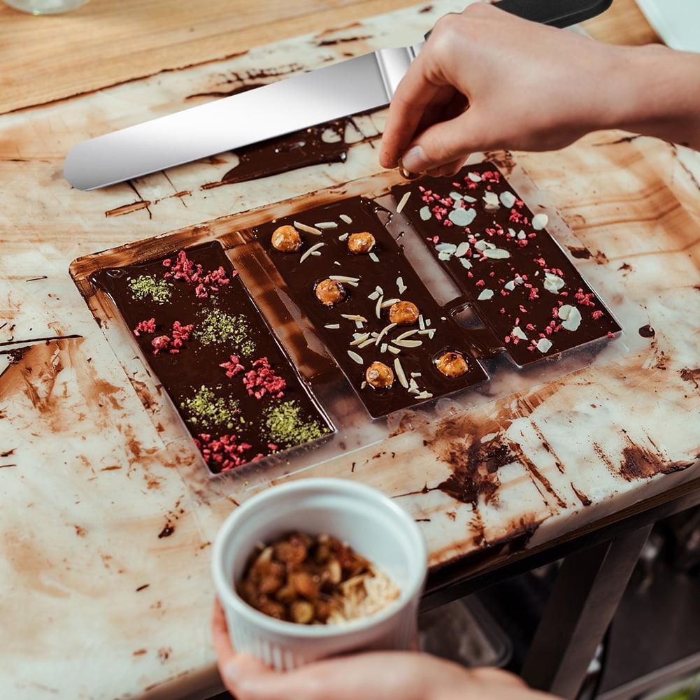 Topekada 4 Set Offset Spatula for Frosting, 6, 8, 10, 12 Inch Angled Cake Icing Spatula, Stainless Steel Icing Spreader Knife, Decorating Cake Scraper - ClubOn