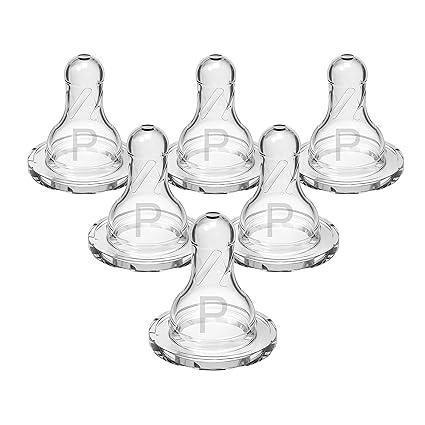 Dr. Brown’s Natural Flow Y-Cut Narrow Baby Bottle Silicone Nipple, 6 Count, 9m+, Ideal for Thicker Liquids - ClubOn