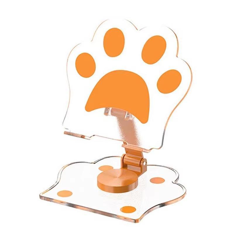 Cat Claw Phone Stand - Adjustable Acrylic Desktop Mount - ClubOn