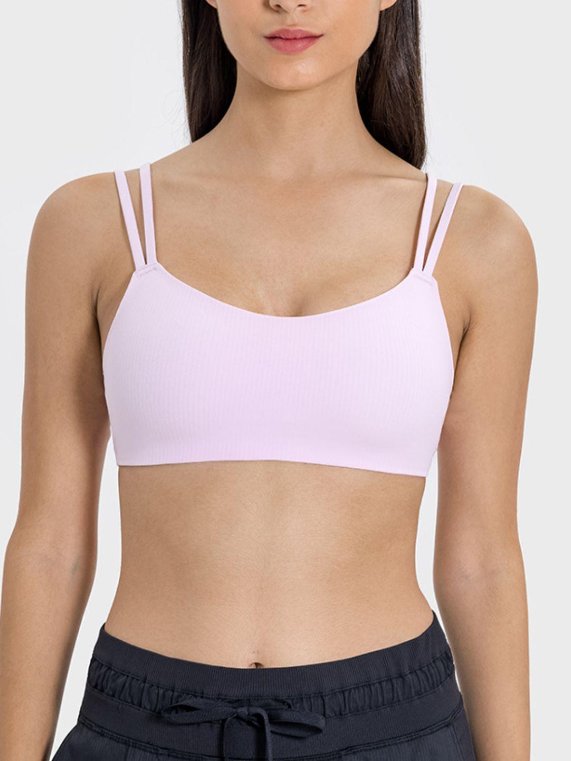 Millennia Scoop Neck Double Strap Active Cami - ClubOn
