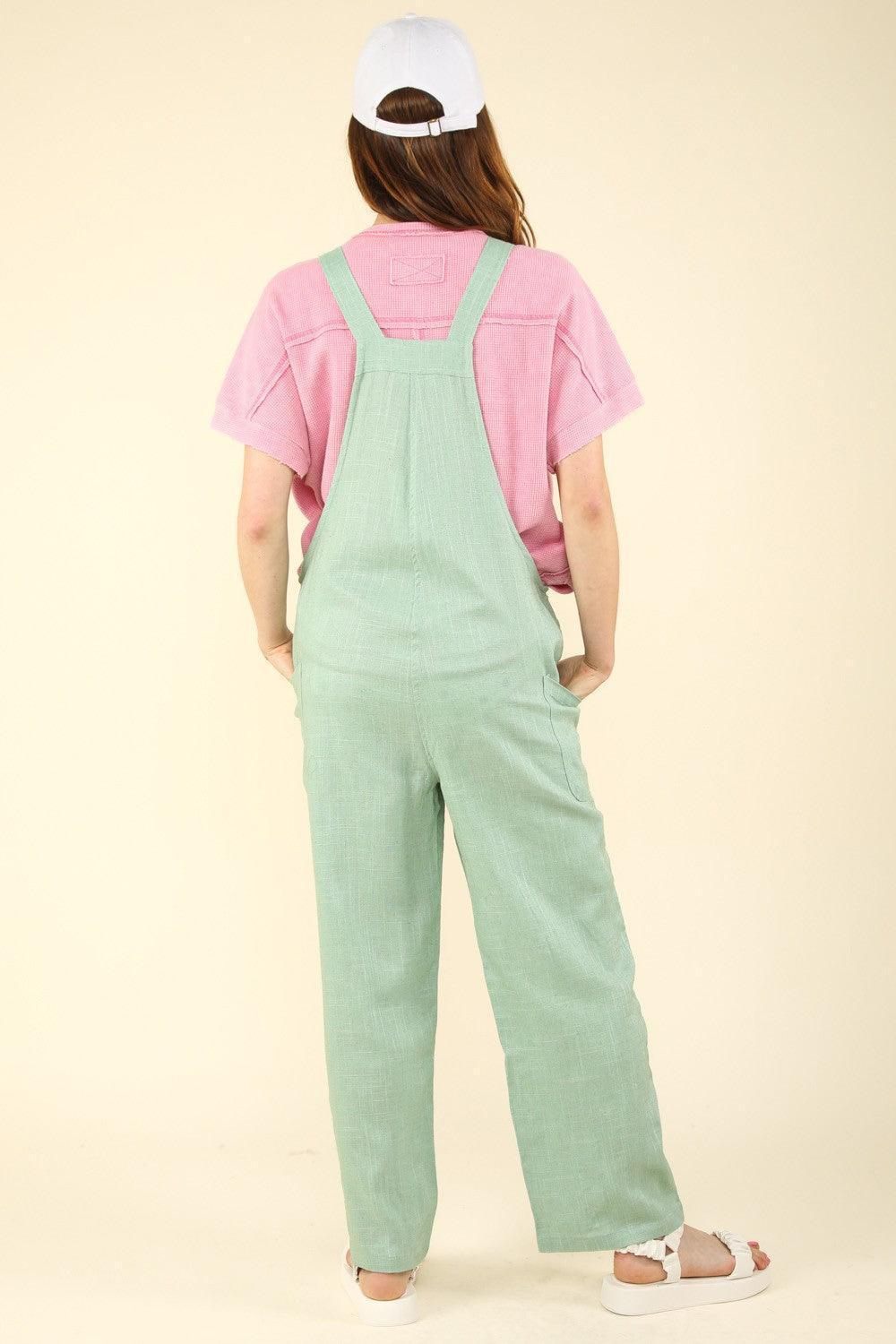 VERY J Knot Strap Jumpsuit with Pockets - ClubOn