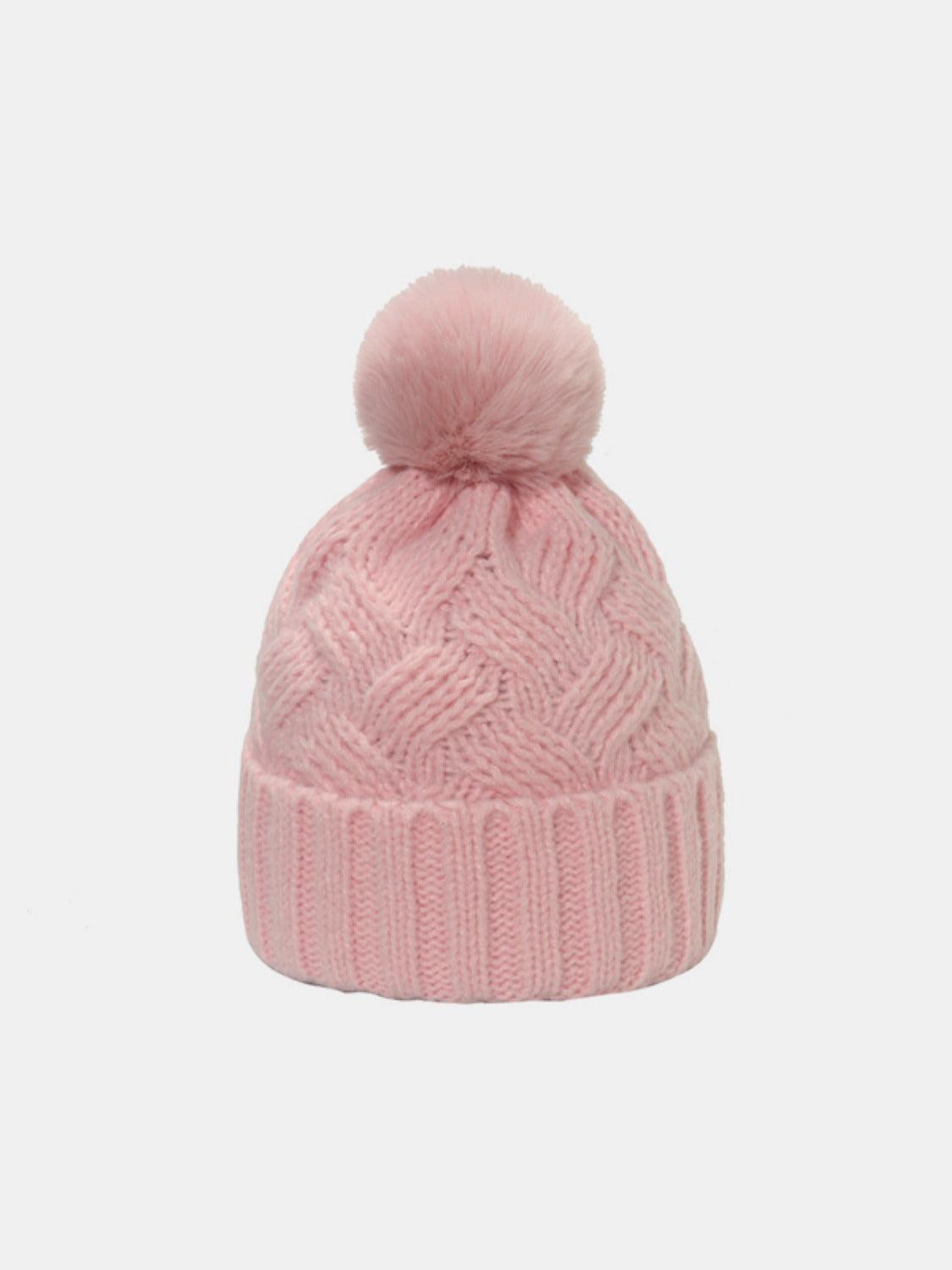 Roll Rim Cable-Knit Hat - ClubOn