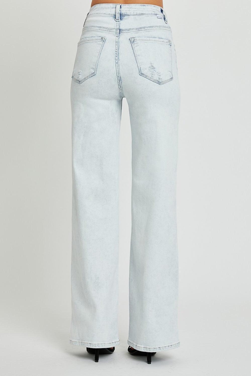 RISEN Ultra High Waist Wide Leg Jeans - ClubOn