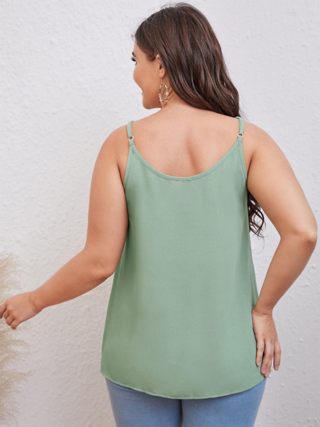 Plus Size Scoop Neck Cami - ClubOn