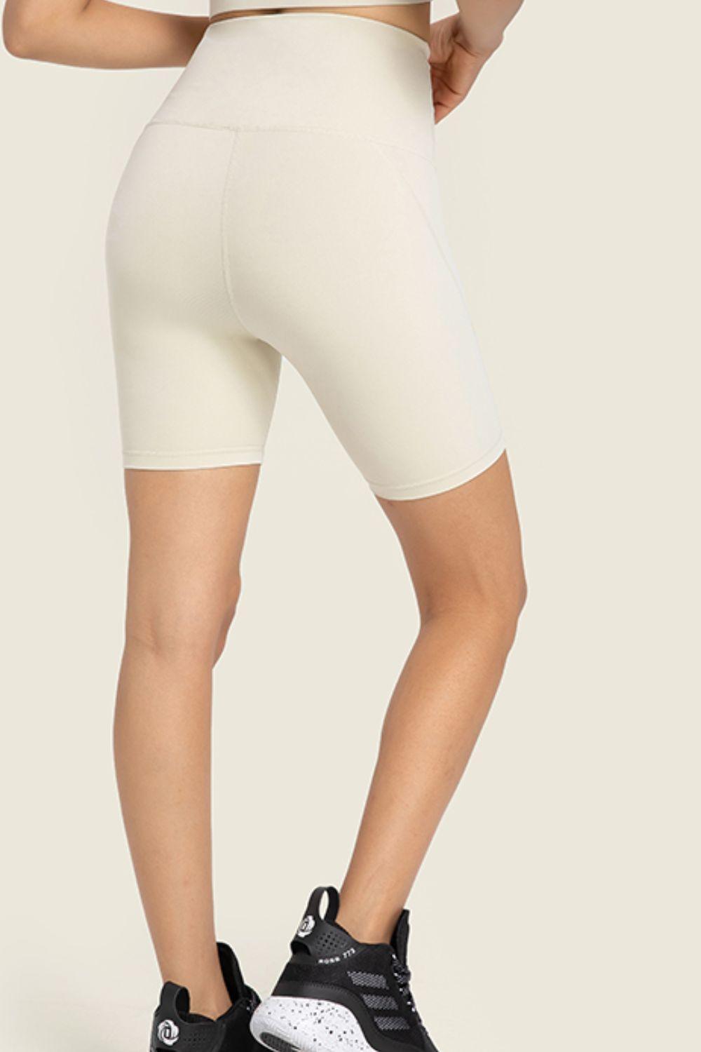 Millennia Seamless High-Rise Wide Waistband Biker Shorts - ClubOn