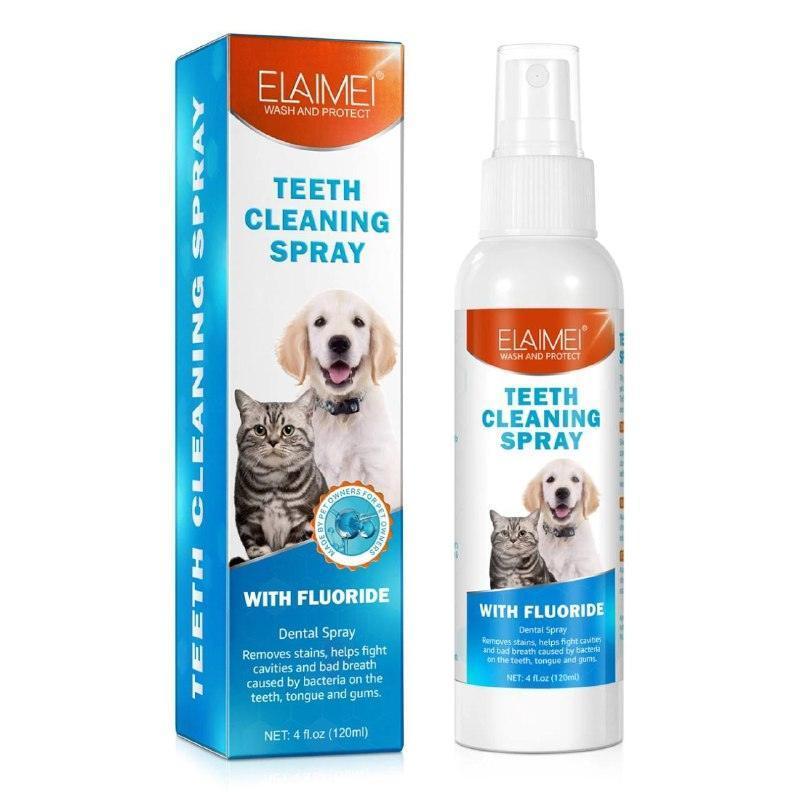 Pet Oral Cleaning Spray | Dog & Cat Oral Care for Fresh Breath - ClubOn